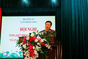 Cụm thi đua số 4 - Bộ Công an tổng kết phong trào thi đua “vì an ninh tổ quốc” năm 2021